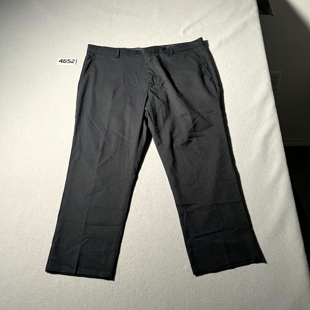 English Laundry Finchley Chino Pants Men 38x30 Black Stretch Flat Front Straight